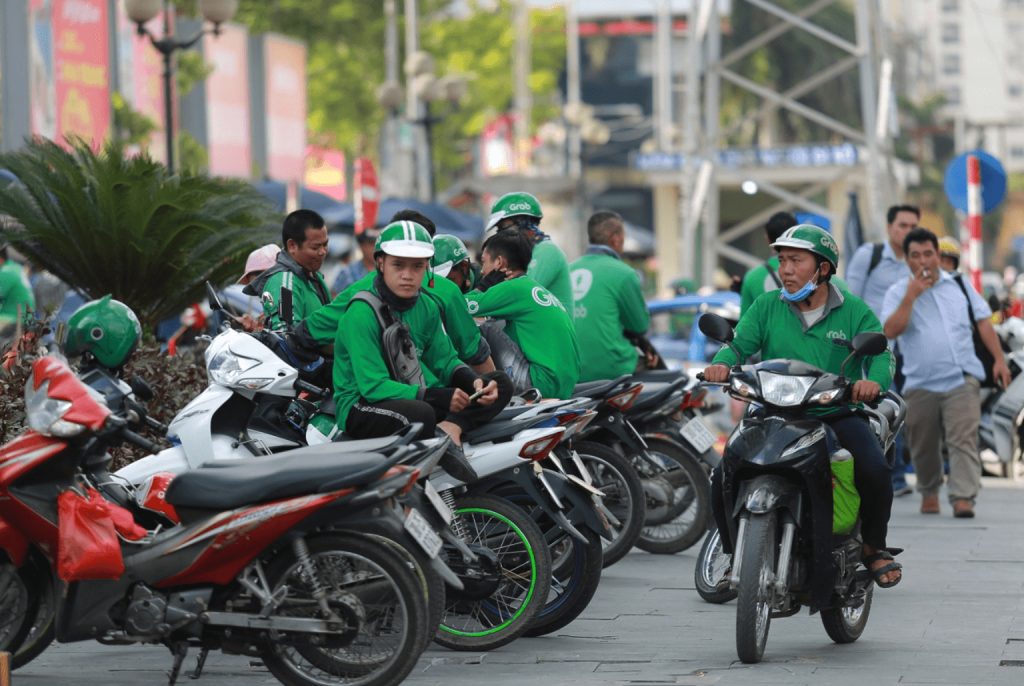 Mototaxi tecnologico in Vietnam