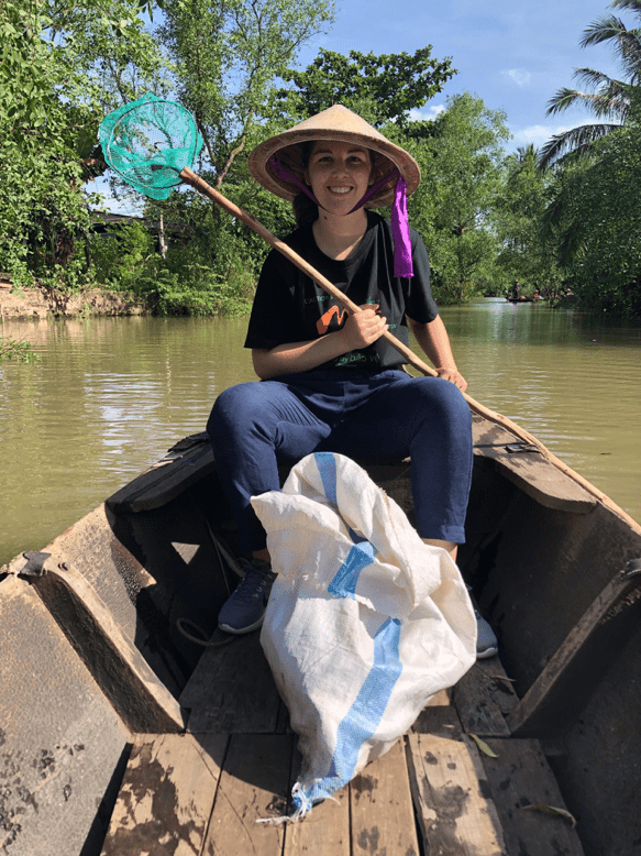 Strumenti per ripulire l&#39;ambiente del delta del Mekong