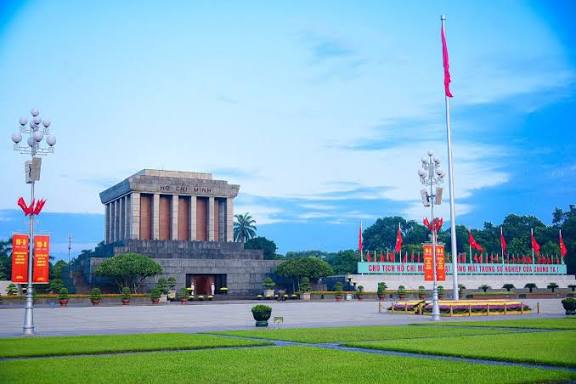 Piazza Ba Dinh a Hanoi Vietnam dove fu letta la dichiarazione di indipendenza