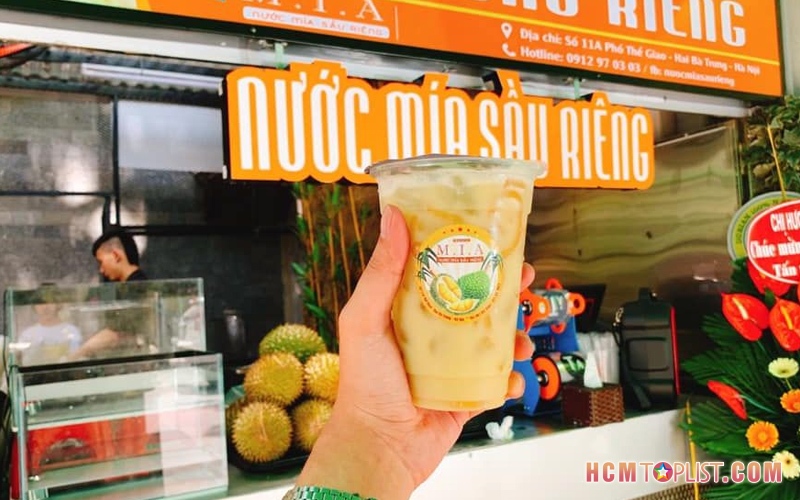 Succo Di Canna Da Zucchero Mescolato Con Durian